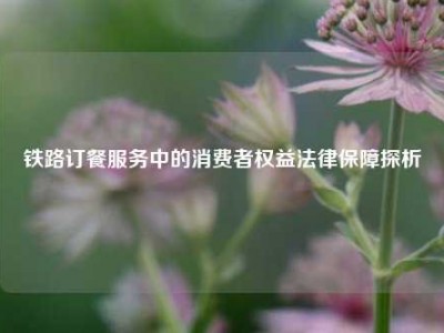 铁路订餐服务中的消费者权益法律保障探析